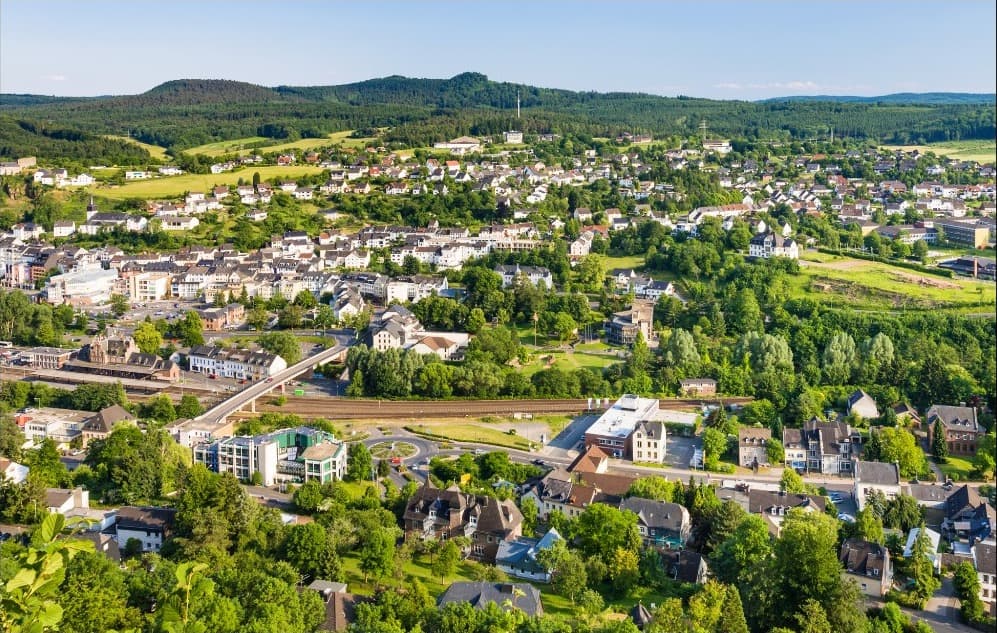 Gerolstein aus der Luft